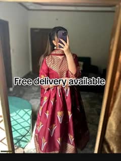 NEW BEAUTIFUL LAWN STITCHED DRESS DESIGNS WITH FREE DELIVERY