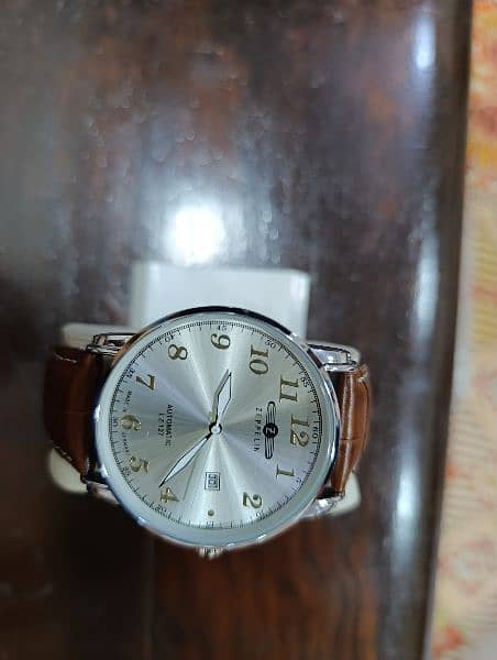 Zeppelin Smooth hand Date watch in 15000 only 14