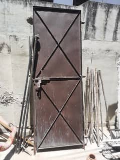 Iron single door