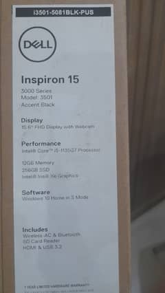 Dell Inspiron 3501 laptop
