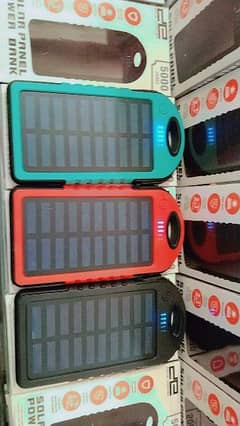 5000 mAh solar power bank, free home delivery all over Pakistan