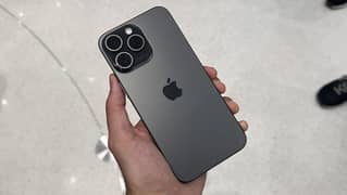 iPhone 15 pro Max black colour 256 GB only kit