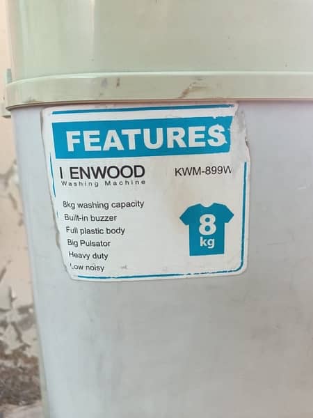 kenwood washing machine 4