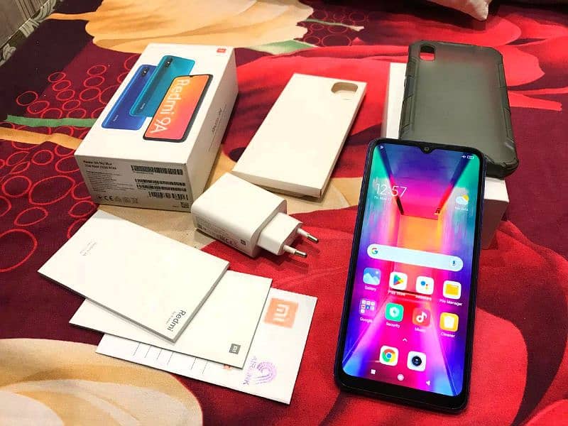 XIAOMI REDMI 9A WITH BOX & CHARGER ::: 0