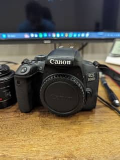 Canon 800d with 18-55 and 50 mm f1.8