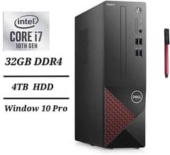 Dell pc core-i7 10th 32gb ram and 4tb HDD