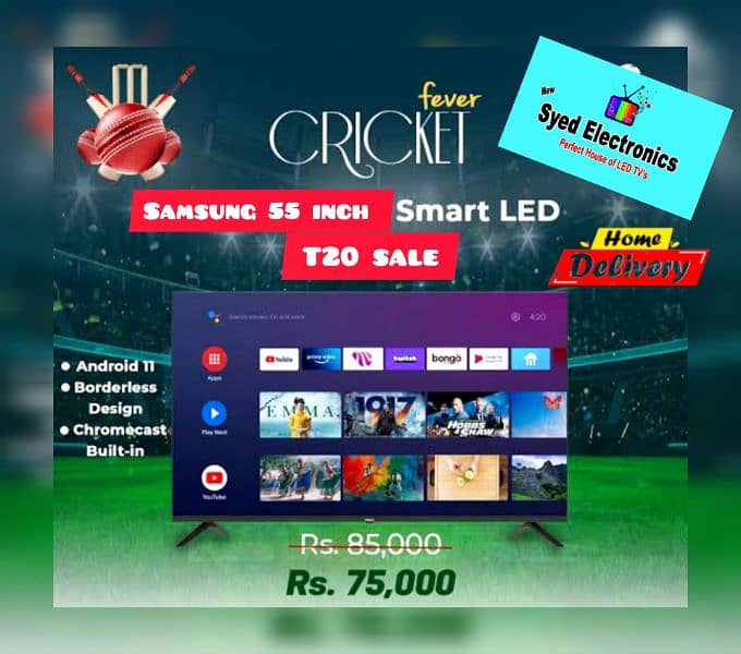 GRAND OFFER BUY 65 INCH SMART 4K ANDROID LED TV 4