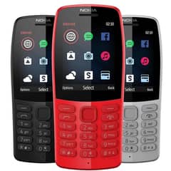 Nokia 210 Original With Box Dual SIM PTA Approved 2.4 Inch Display