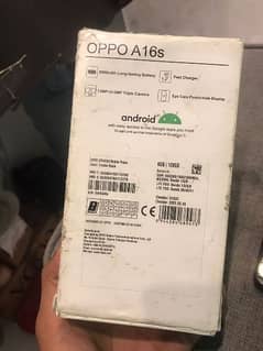 oppo a16s 6 gb 128 gb in mint condition