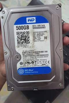 500 GB, Hard Disk, Hdd, Western Digital 7200 rpm