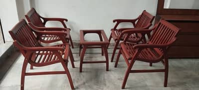 Brand New chairs with Table, Eid Offer