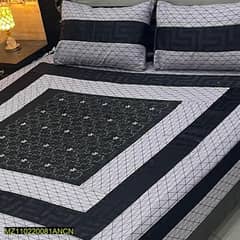 3 pcs cotton sotton pacthwork Double bedsheets