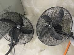 sonex two bracket fans 24 inch