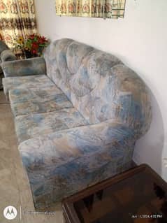 old home made sofa