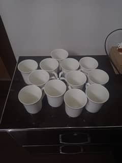 12 Tea Cups Set