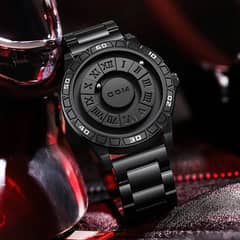 Unique Cool Magnetic Suspension Watch Men's Watch Black Technology