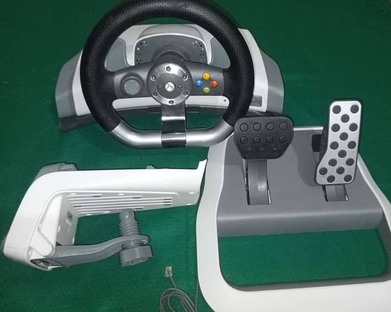 Xbox 360 Pc  steering wheel 900 degree 0
