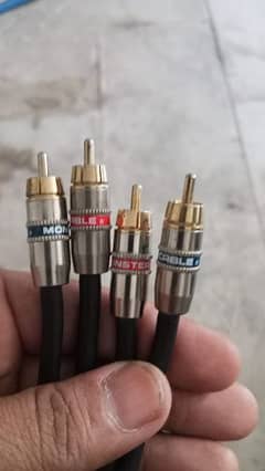 monster  wires for hi fi pair