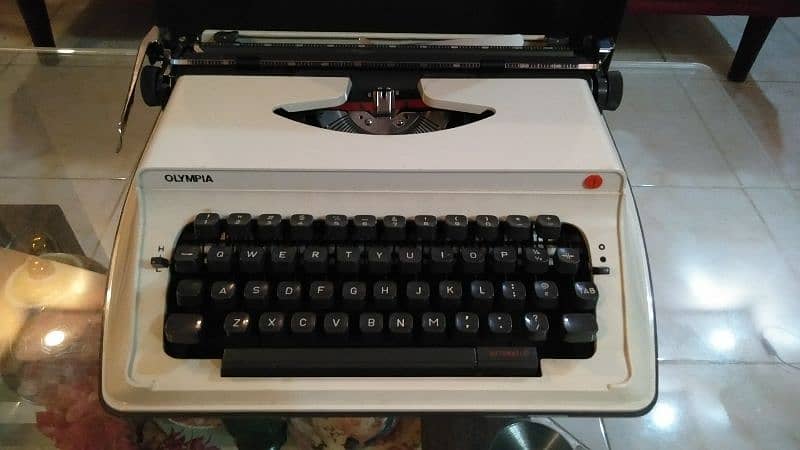 antique Olympia company typewriter for typing hobbies 1