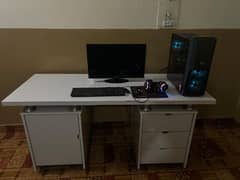 GAMING PC with (gaming+study) table