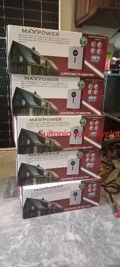 MaxPower 5KW PV6000 Suntronic pro Hybrid Inverter New