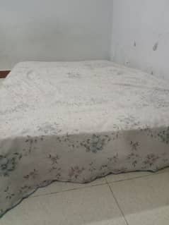 Double spring single bed available.