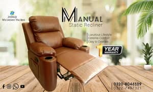 Manual Static Recliner Sofa (Cash On Delivery)