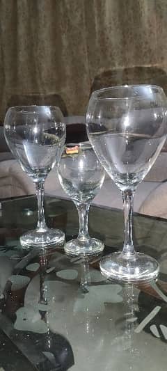 3 Glass For Sale