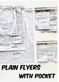 plain pocket Flyer All Sizes Available in Bulk quantity per KG