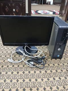 Dell cpu  and LG screen for sale with I5 mother bord