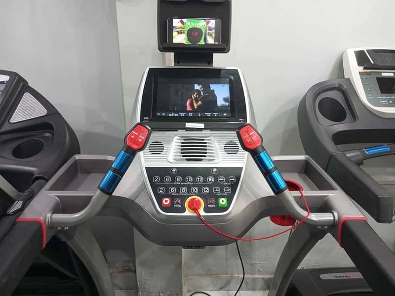 Advance Motorized Touch Screen Treadmill Running Exercise Mcachine 3
