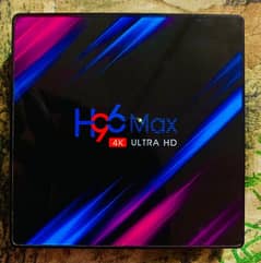 H96 MAX RK3318 Smart Tv Box 4K Ultra HD With Andriod 9.0 - 4/64 GB