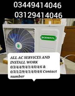 ALL AC SERVICES AND INSTALL WORK