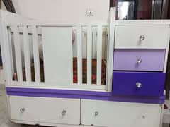 Baby cot / Baby Bed with cabinets