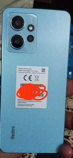 Redmi note 12.8/128 Good condition. with 6 month warranty