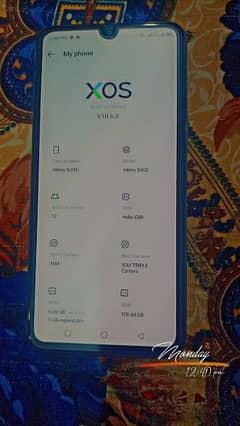Infinix Note 12 6+5GB Ram and 128GB Storage with 10/8 condition