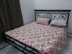 Iron bed without mattress available
