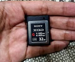 Sony XQD card