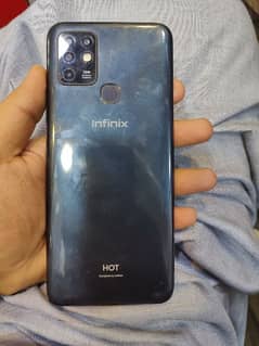 Hot 10 6+128 Infinix with box