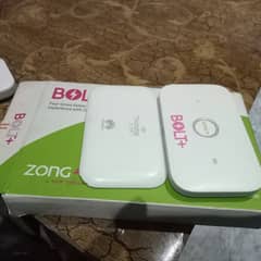 Zong Bolt plus, Telenor, Ufone, jazz, unlocked 4g internet wifi device