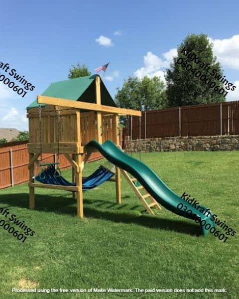 kids Slide/Swings/Kids rides/jhula/Spring rider/jungle gym/gazebo/bar 5