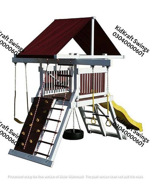 kids Slide/Swings/Kids rides/jhula/Spring rider/jungle gym/gazebo/bar 9