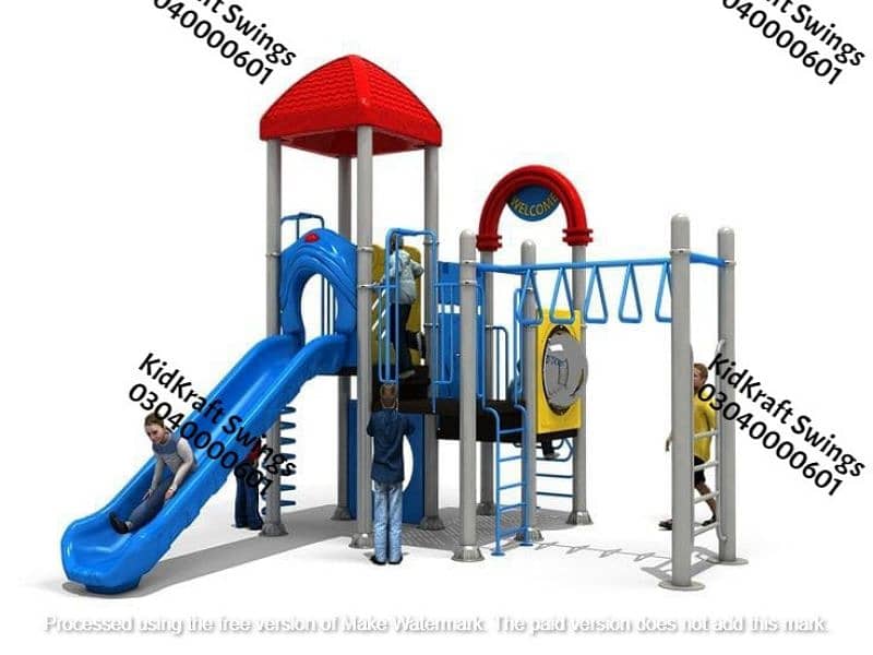 kids Slide/Swings/Kids rides/jhula/Spring rider/jungle gym/gazebo/bar 11