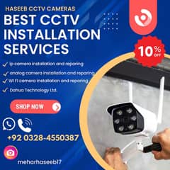 cctv cameras installation in 1000 only repairing of old setup also
