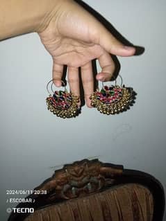 Brand New Kashmiri earrings