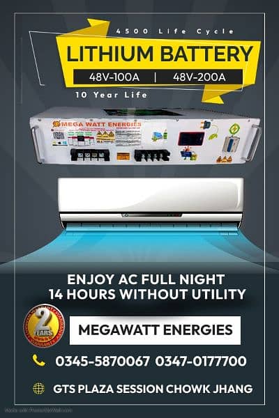 megawatt energies 12 v to 72 v 48 v 100 ah 2