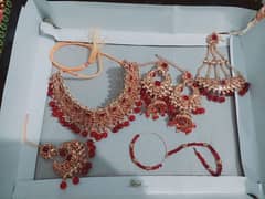 Bridal jewellery set only one time used no fault no issue