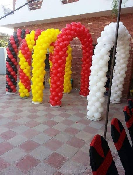 Balloon decore/birthday/aqeeqa decor/baby welcome/magic show/jumping 0