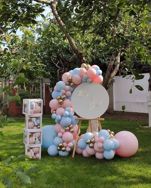 Balloon decore/birthday/aqeeqa decor/baby welcome/magic show/jumping 3