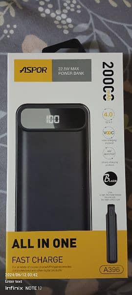 I have New Aspor power bank whatapp me 03224711117 0